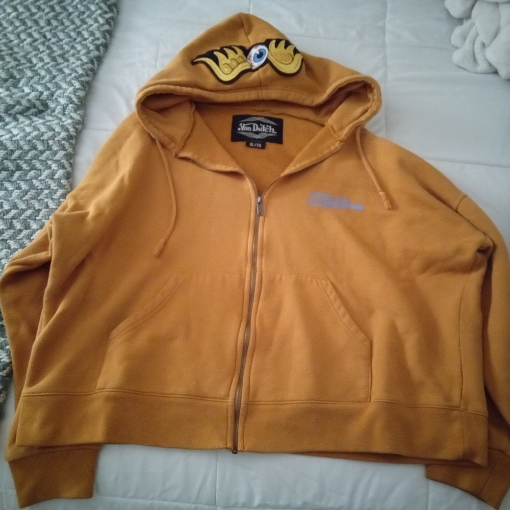 Von Dutch Mustard Yellow Hoodie